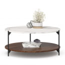 Стол журнальный 800 Вилена ЛД 138.170.000 Орех/Монте Белый_2