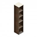 Шкаф для документов узкий Р.П-1 венге_0