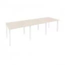 Стол переговорный (3 столешницы) ONIX O.MP-PRG-3.1 Денвер Светлый/Белый_48
