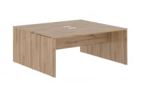 Рабочая станция EDIS ED2ST 1780 Дуб Денвер светлый Белый_7