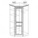 Шкаф угловой с глухим фасадом Лючия 183 Дуб Оксфорд серый_3