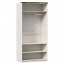 Шкаф двухстворчатый корпус Техно ЛД 678.130.000 Дуб Крафт белый_0