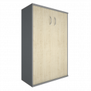 Шкаф средний широкий Riva А.СТ-2.3 Клен/Металлик_12