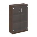 Шкаф средний широкий (2 средние двери стекло) NOVA S В.СТ-2.4 Венге Цаво_7