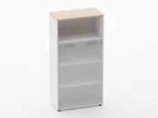 Шкаф 3 широкий 2 стеклянные двери Deka 10.16.161 Туя/Белый_30