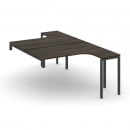 Рабочая станция-надставка на опорные тумбы CONCEPT CN.DSAN-003 Дуб Мали Антрацит_6