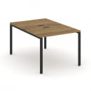 Рабочая станция двухсторонняя на 2 места CONCEPT CN.DRS-001 Сандал Янтарный Черный_0