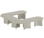 Система столов переговоров BERN 5 Светлый дуб_4