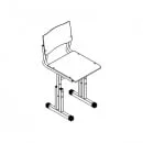 Стул ученический АЛц.СР 5-7_10