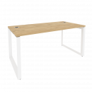 Стол рабочий руководителя на О-образном м/к ONIX O.MO-SRR-4.8 Тиквуд Светлый/Белый_35
