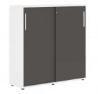 Шкаф с дверьми-купе EDIS EMC 1343 Дуб Денвер светлый Черный Белый_12