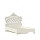 Кровать 1200 с мягким изголовьем без основания Маркиза ЛД 517.292.000.003 Алебастр Шампань_8
