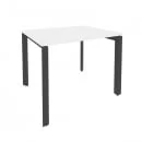 Стол рабочий на П-образном м/к ONIX O.MP-SP-1.8 Белый Бриллиант/Антрацит_63