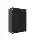 Шкаф со стеклянными дверьми и топом XMC 85.2 Легно Темный_28