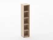 Шкаф высокий открытый Glassy 6.19.10 Дуб молочный_6