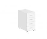 Тумба приставная с 4 ящиками Sigma SG.523.WH.WH Белый_10
