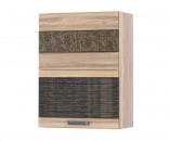 Шкаф-витрина кухонный (с системой плавного закрывания) Бруклин 101.80.1 Дуб Кронберг/Лагода/Антрацит_32