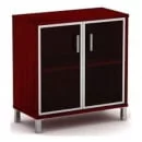 Стеллаж стекло в раме В410.5 Венге магия_7