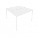 Рабочая станция на металлокаркасе SLIM SYSTEM С.СП-4.2 Белый-Белый_2