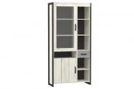 Шкаф Техно ЛД.678.010.000 Дуб золотой/Чёрный_1