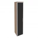 Шкаф высокий узкий левый ONIX O.SU-1.10R(L) black Дуб Аризона_56