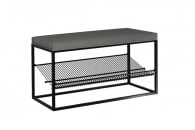 Обувница Крафт 1 LMN-11 черный муар/графит_0