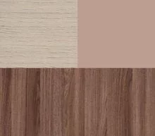 Ясень шимо темный/дуб кобург/капучино глянец