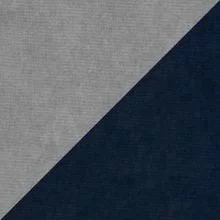 Ткань велюр T-53 серый / T-82 синий