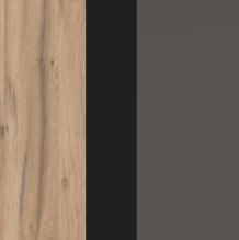 Дуб Денвер светлый/Черный/Мокко
