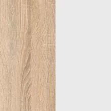 Дуб сонома/Белый глянец