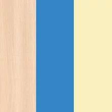 Дуб молочный/Синий/Ваниль