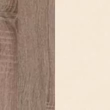 Дуб Сонома трюфель/Кожзам бежевый