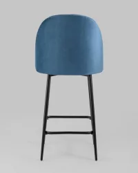 Стул полубарный Марсель ПЛ велюр Пыльно-синий