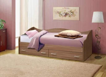 Кровать Софа №1 800*1900 Ясень шимо темный