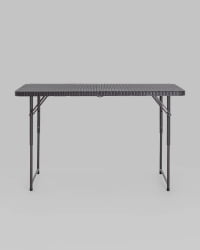 Стол складной чемодан пластиковый Кейт 120 Коричневый