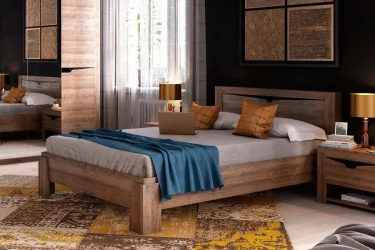 Односпальная кровать Соренто 20 Дуб Стирлинг