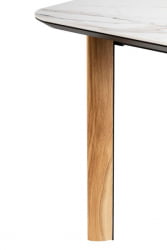 Стол раздвижной Combi Ceramic 140-180 Automatic Natur/Light marble