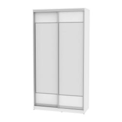 Шкаф-купе B-220х120х60-2(Белый-D8D8)