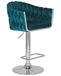 Стул барный DOBRIN MARCEL (морской волны велюр (MJ9-99)) 2 шт