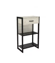 Тумба Техно ЛД 678.300.000 Дуб Крафт Белый Черный