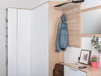 Прихожая Куба комплект №1 Дуб сонома-белый премиум