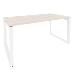 Стол рабочий на О-образном м/к ONIX O.MO-SP-4.8 Денвер Светлый/Белый