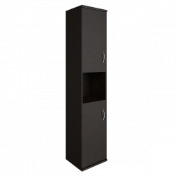 Шкаф высокий узкий левый Рива А.СУ-1.5 Л Венге Цаво / Riva