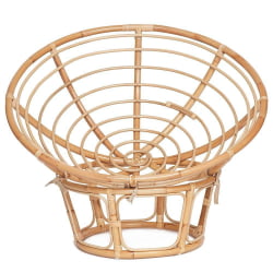 Кресло PAPASAN ECO/ПАПАСАН ЭКО P115-1/SP STD /c подушкой, ремешками/ диаметр подушки 129 см, 115x101x92 см, Natural (натуральный), ткань Старт