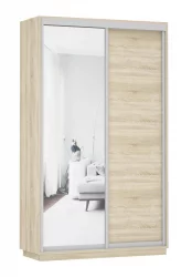 Шкаф-купе двухдверный Экспресс Дуо Медиум 1200х2400h Дуб сонома