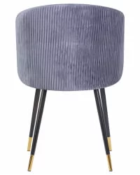 Стул обеденный DOBRIN MARY Серый велюр 1922-19