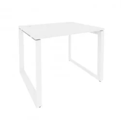 Стол рабочий на О-образном м/к ONIX O.MO-SP-1.8 Белый Бриллиант