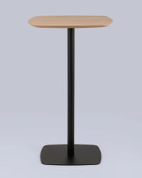 Стол барный Form 60*60 Светлое дерево/черный