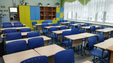 Стол ученический 2-местный регулируемый (рост 5-7) 1200х500 мм ЛДСП Серый/Металл Серый