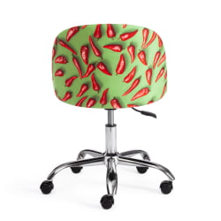 Компьютерное кресло MELODY ткань/флок, олива, Botanica 03 pepper/23